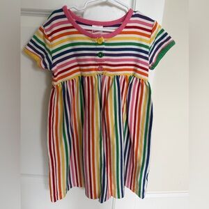 Hanna Andersson Multicolor Striped Kids Dress
